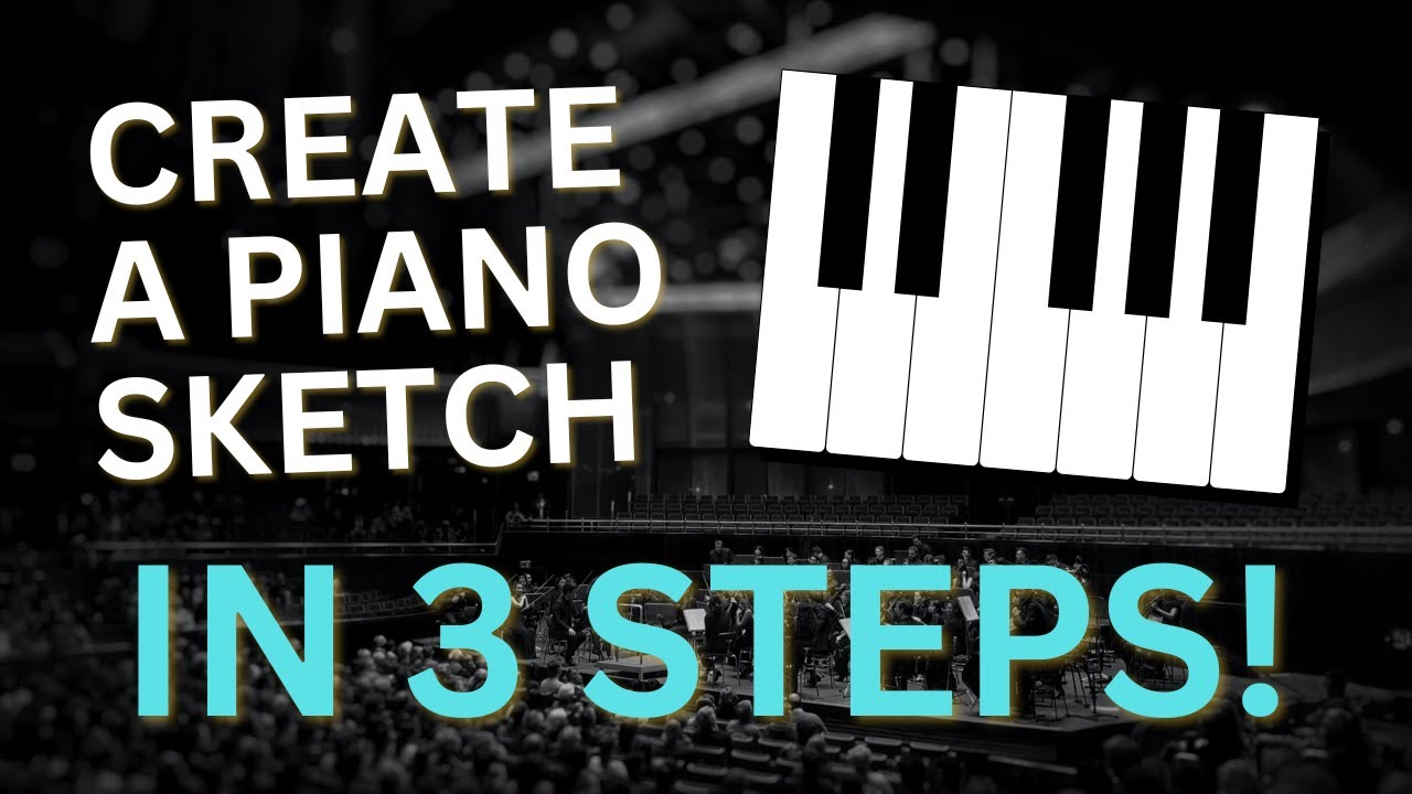 How to Create a PIANO Sketch in 3 Simple Steps!