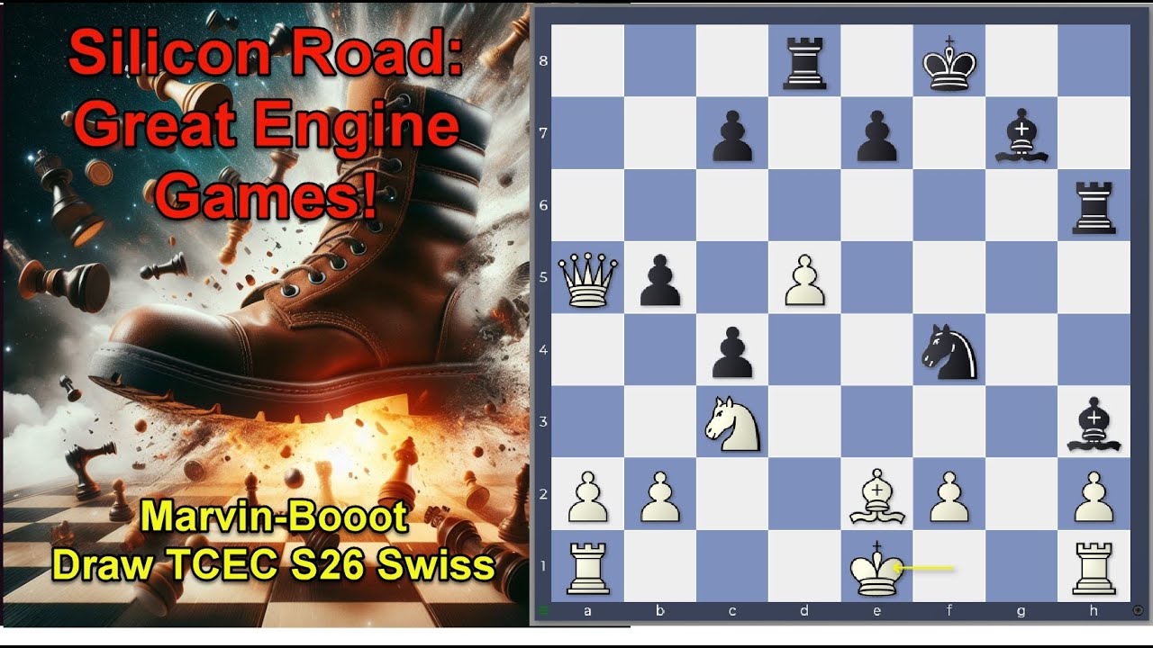 Silicon Road: Great Engine Games! Off the chart CRAZY chess! Marvin - Booot TCEC S26 Swiss 6