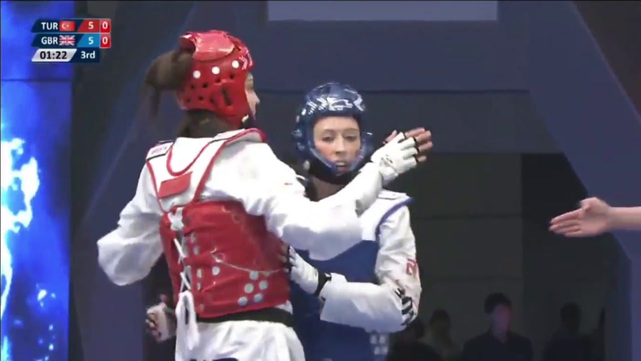 Wuxi 2018 World Taekwondo Grand Slam -57kg FEM Irem YAMAN(TUR) vs Jade JONES(GBR)