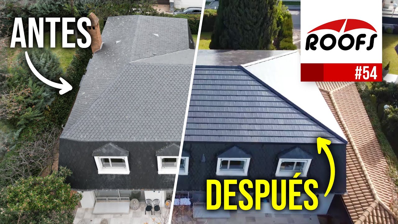 Reforma de Tejado de Pizarra 🏠: Sistema de Aislamiento y Teja Cerámica Plana | ROOFS 🔴