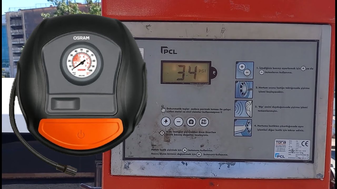 OSRAM Tyreinflate 200 Elektrikli Hava Basma kompresörünü
