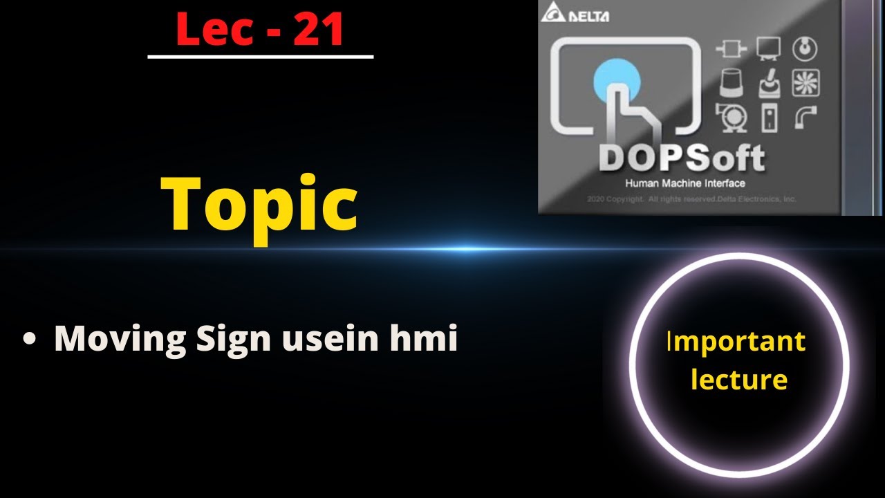 moving sign use in delta hmi | moving text in hmi | how to use moving sign in delta hmi | delta hmi