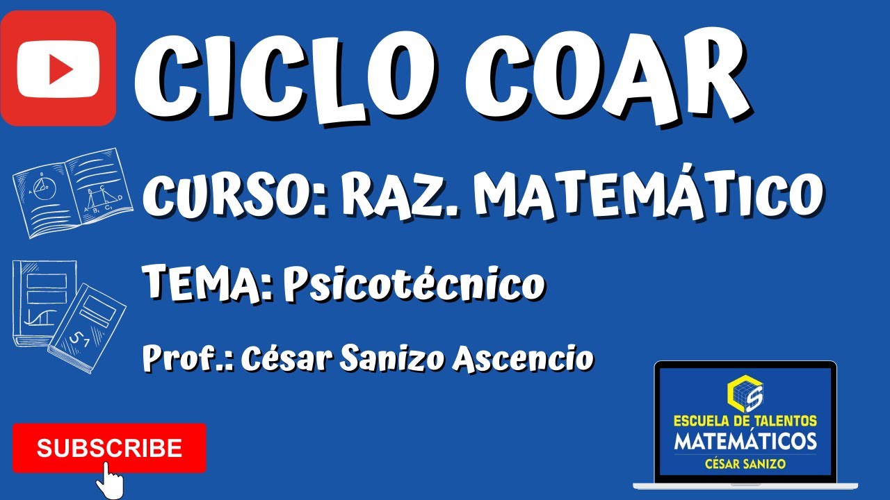 PREPARACIÓN COAR | PSICOTÉCNICO| RAZ. MATEMÁTICO