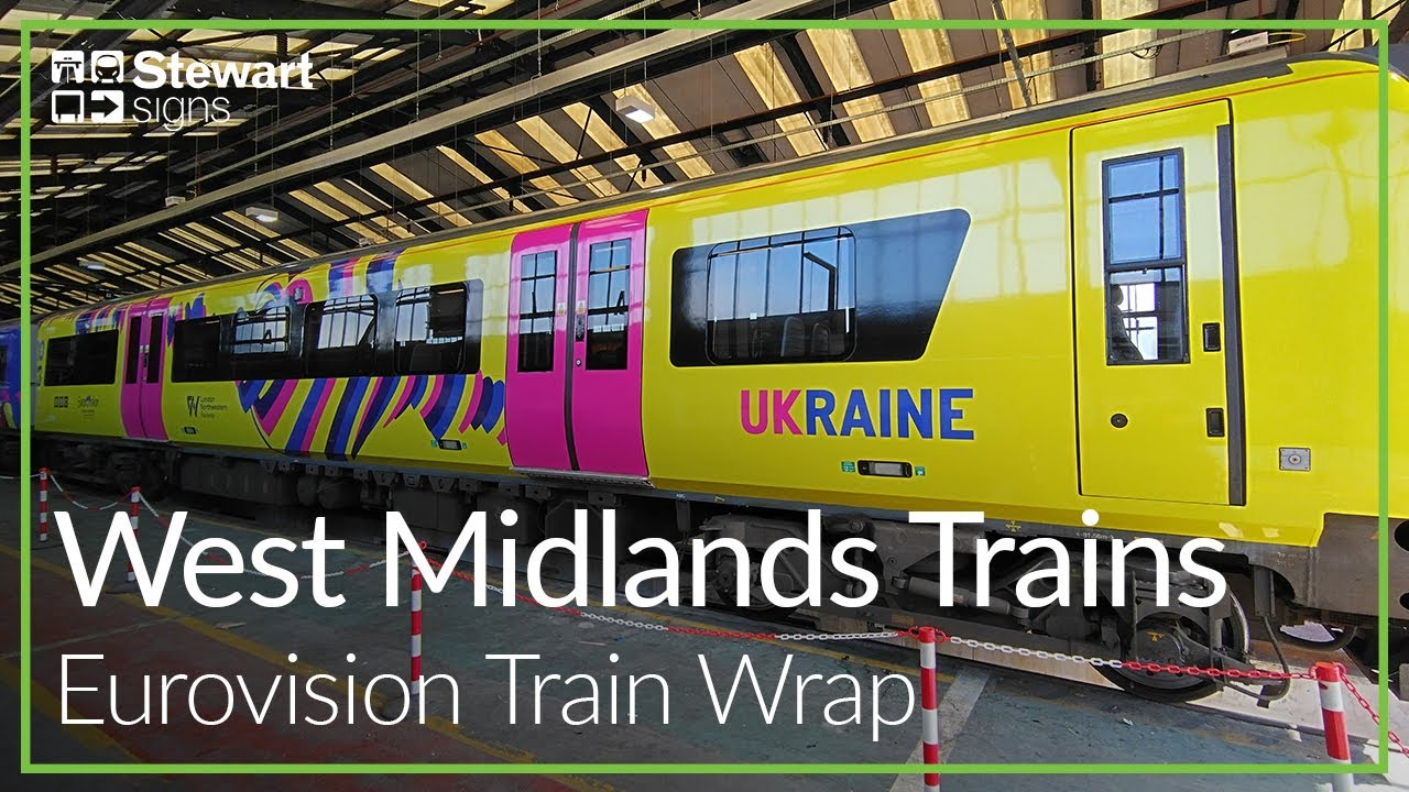 West Midlands Trains Class 350 Eurovision Transformation | Stewart Signs