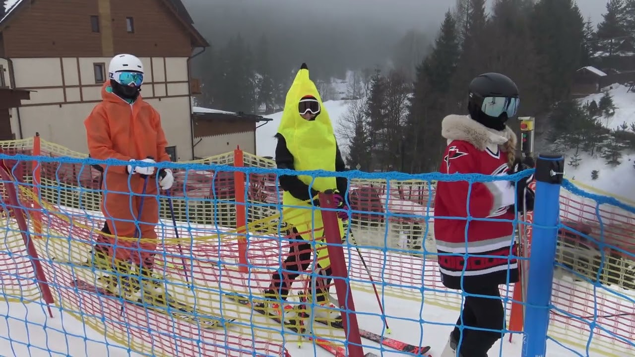 SOŠPG Levoča, karneval na kopci, lyžiarsky kurz, 16.1.2026