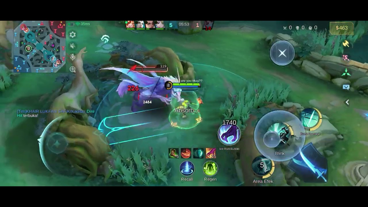 Bened hyper (pemula) gameplay by gweh (no edit no cut) Mobil legend bang bang ( bot banget gw njir) 