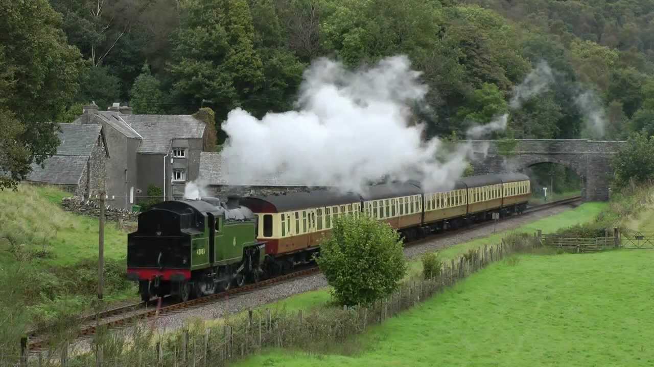 Fairburn 42085 at The Lakeside and Haverthwaite Railway on the 15/9/12 .