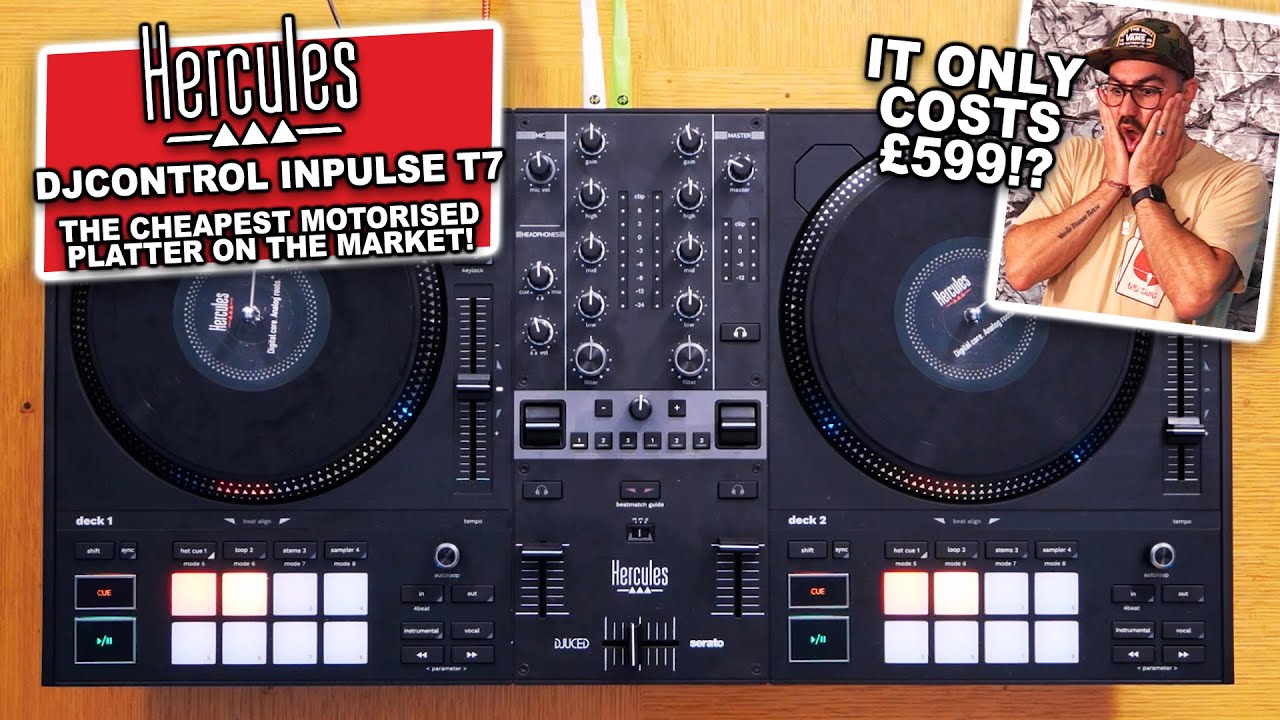 Hercules DJ Control Inpulse T7 controller - Motorised platters for £599!? 🤯 #HerculesDJ #TheRatcave