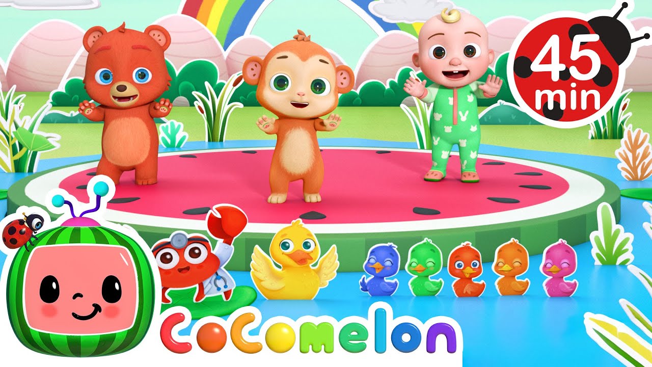 Five Little Duckies Dance Party | CoComelon Kids Songs & Nursery Rhymes