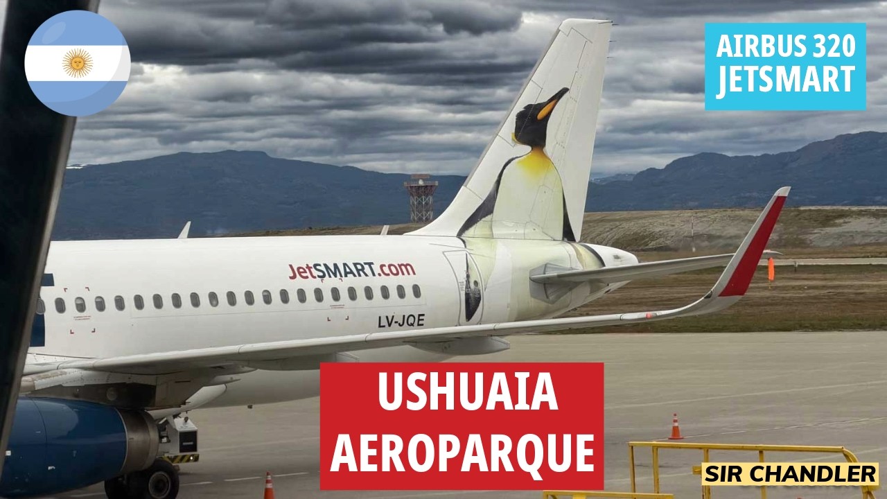 VUELO USHUAIA - BUENOS AIRES (AEROPARQUE)  🇦🇷 - JETSMART ARGENTINA - AIRBUS 320