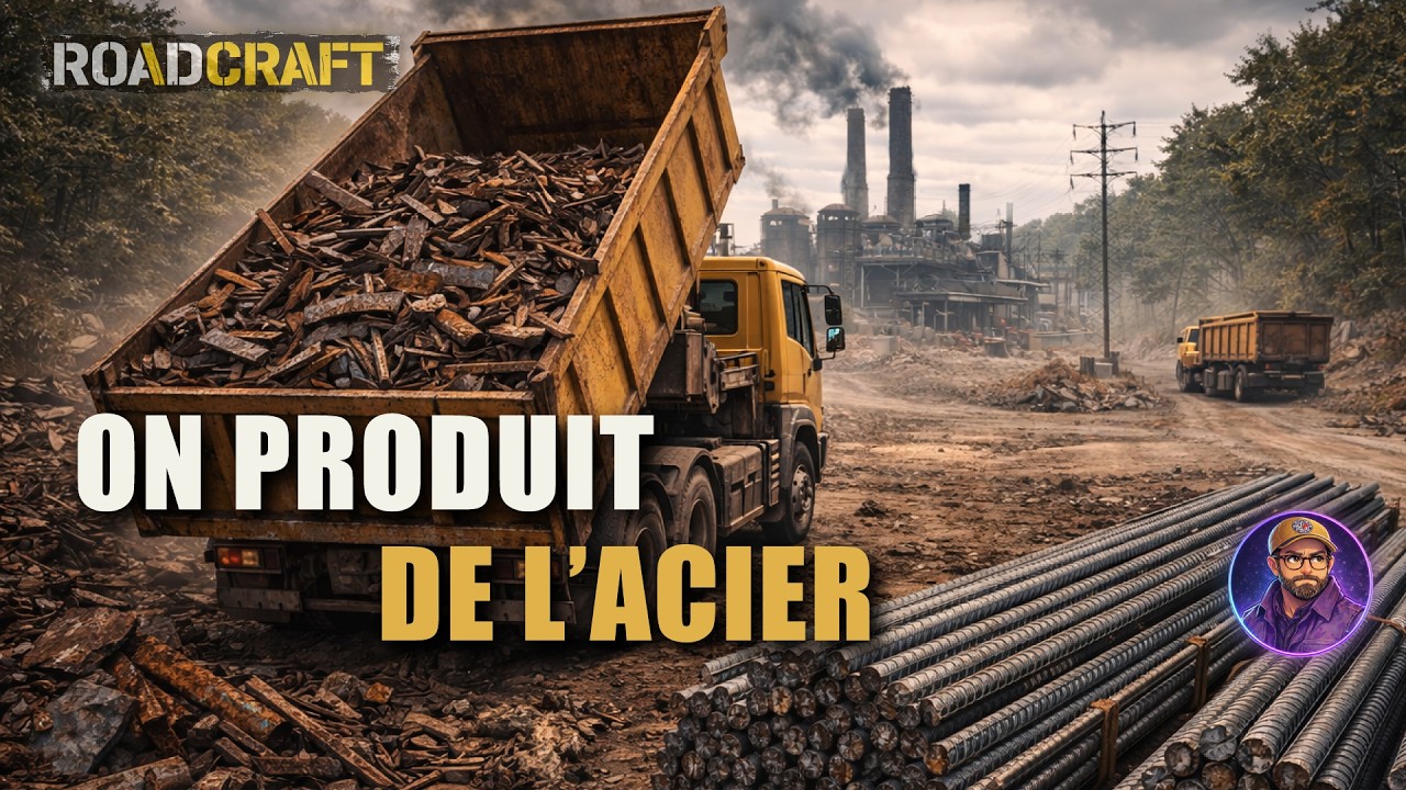 On Produit les Premières Barres de Fer 🔩 | RoadCraft EP14