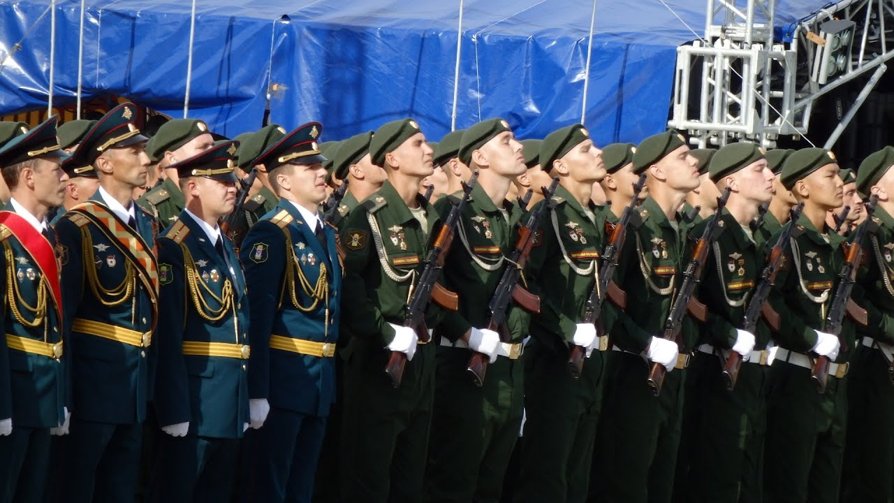 Парад 2 сентября 2015 в Чите в честь 70 лет окончания войны