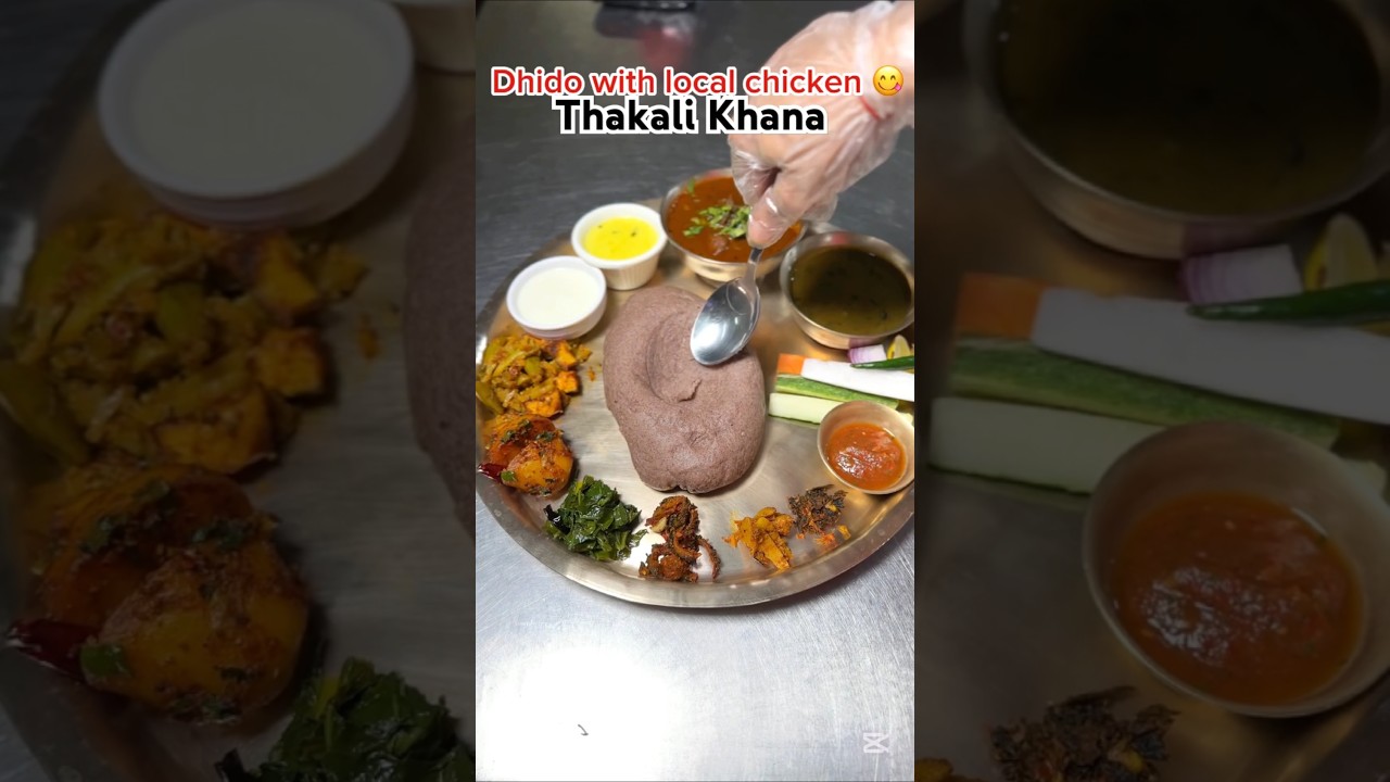 Thakali Khana a nepalese delicacy. #food #thakali #thakalifood #youtube #short