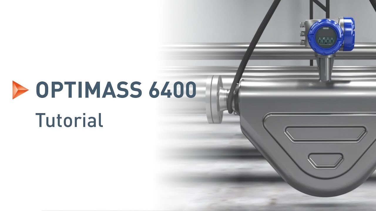 OPTIMASS 6400: Instalación, puesta en marcha y verificación | KROHNE Tutorials