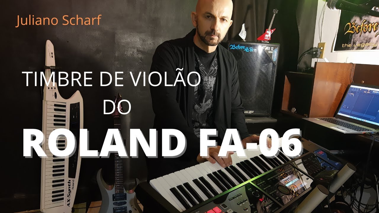 Timbre de  viol&atilde;o do teclado Roland FA 06