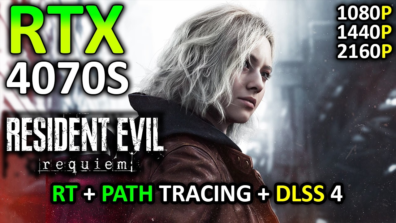 Resident Evil Requiem on RTX 4070 Super | Ray/Path Tracing + DLSS 4 | 1080p - 1440p - 4K