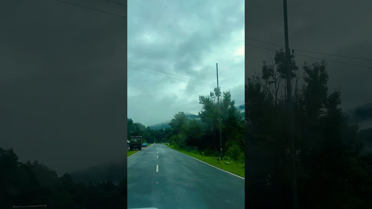 Driving into the nature&rsquo;s calm !