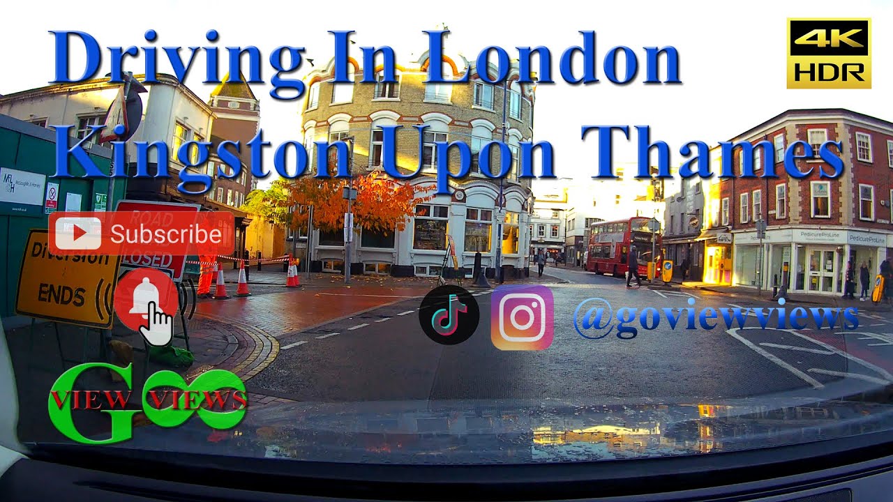 Driving In London Kingston Upon Thames Street View Traffic UK
