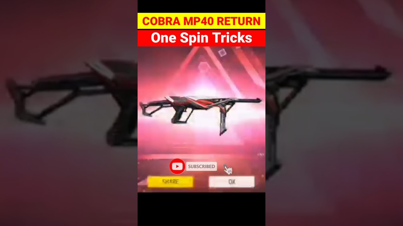 Cobra Mp40 One Spin Tricks 🤭👻 #shorts #short