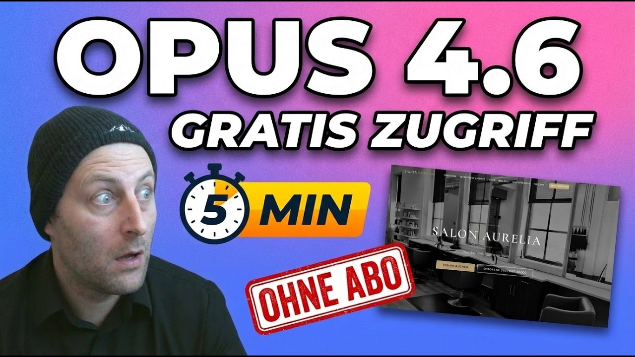 Claude Opus 4.6 GRATIS Zugriff: In 5 Minuten startklar (ohne bezahltes Abo) 🔥
