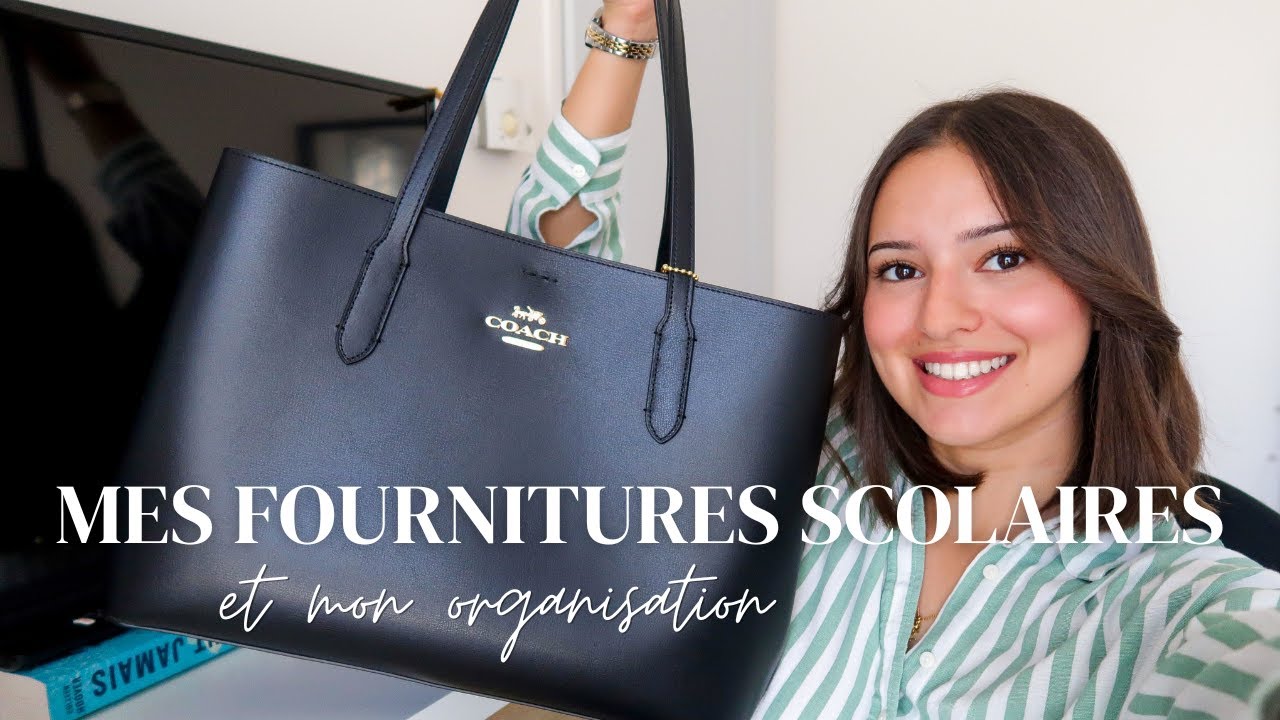 mes fournitures scolaires pour ma dernière rentrée + what's in my bag ✨