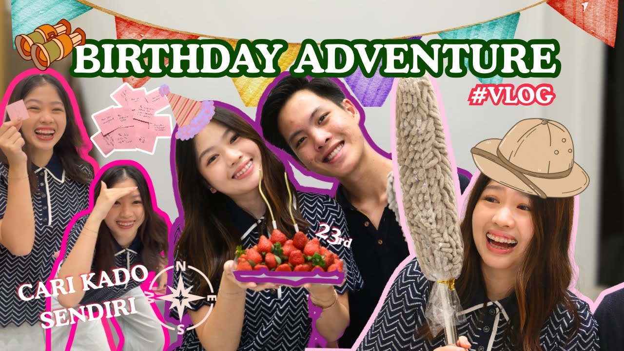 CARI KADO SENDIRI DAN TEBAK ISINYA! TAPI KOK KEMOCENG?? BENERAN ADVENTURE KAH? 🎂✨