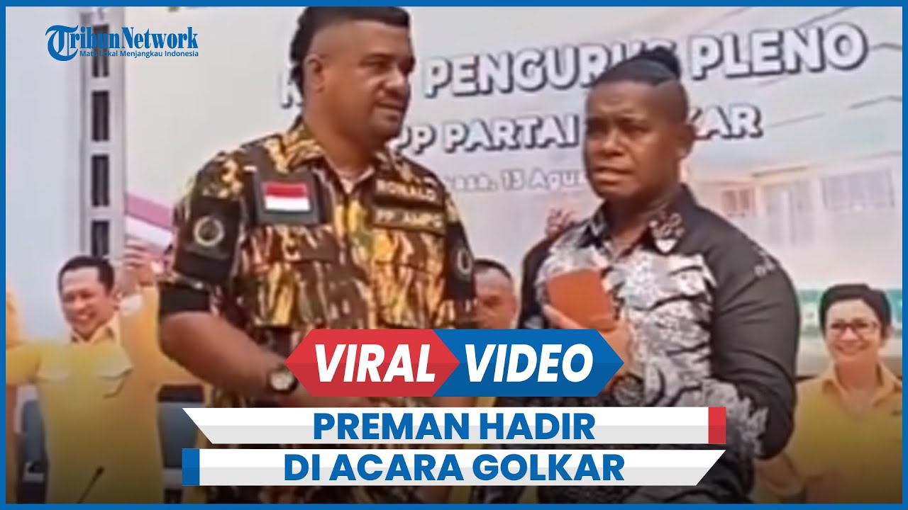 Preman Bubarkan Diskusi di Kemang Terekam Pernah Hadir di Acara Partai Golkar