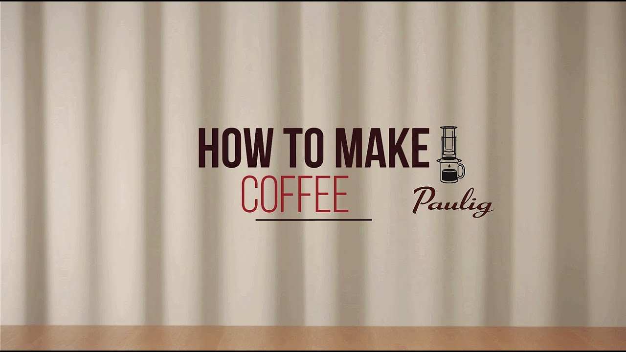 Paulig - How to make Coffee - Aeropress