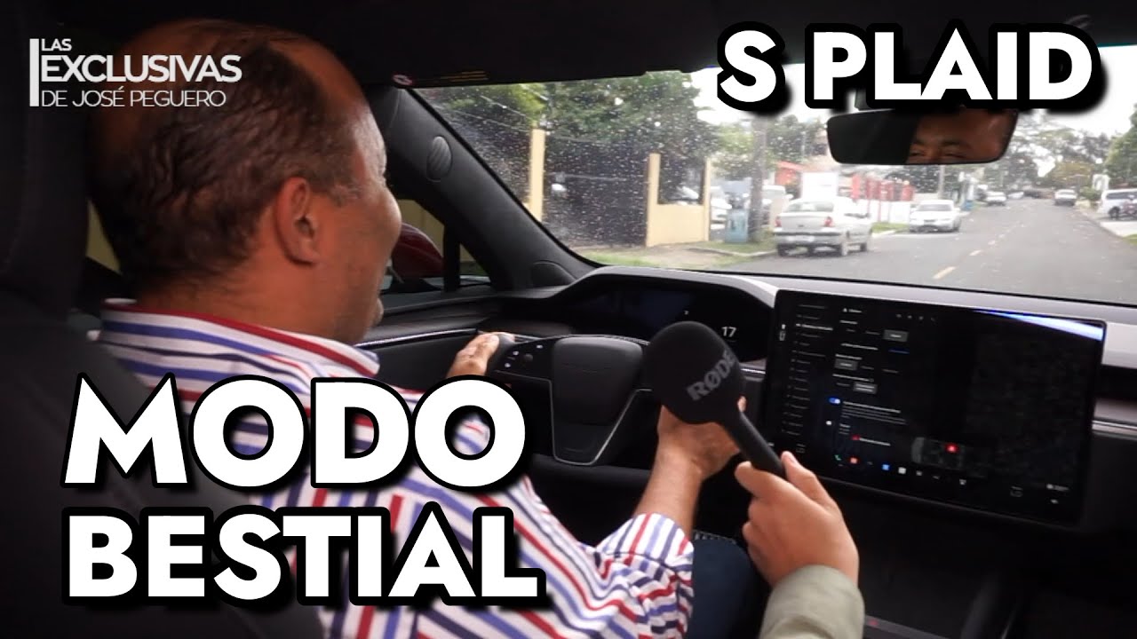 Tesla Model S Plaid en aceleración bestial