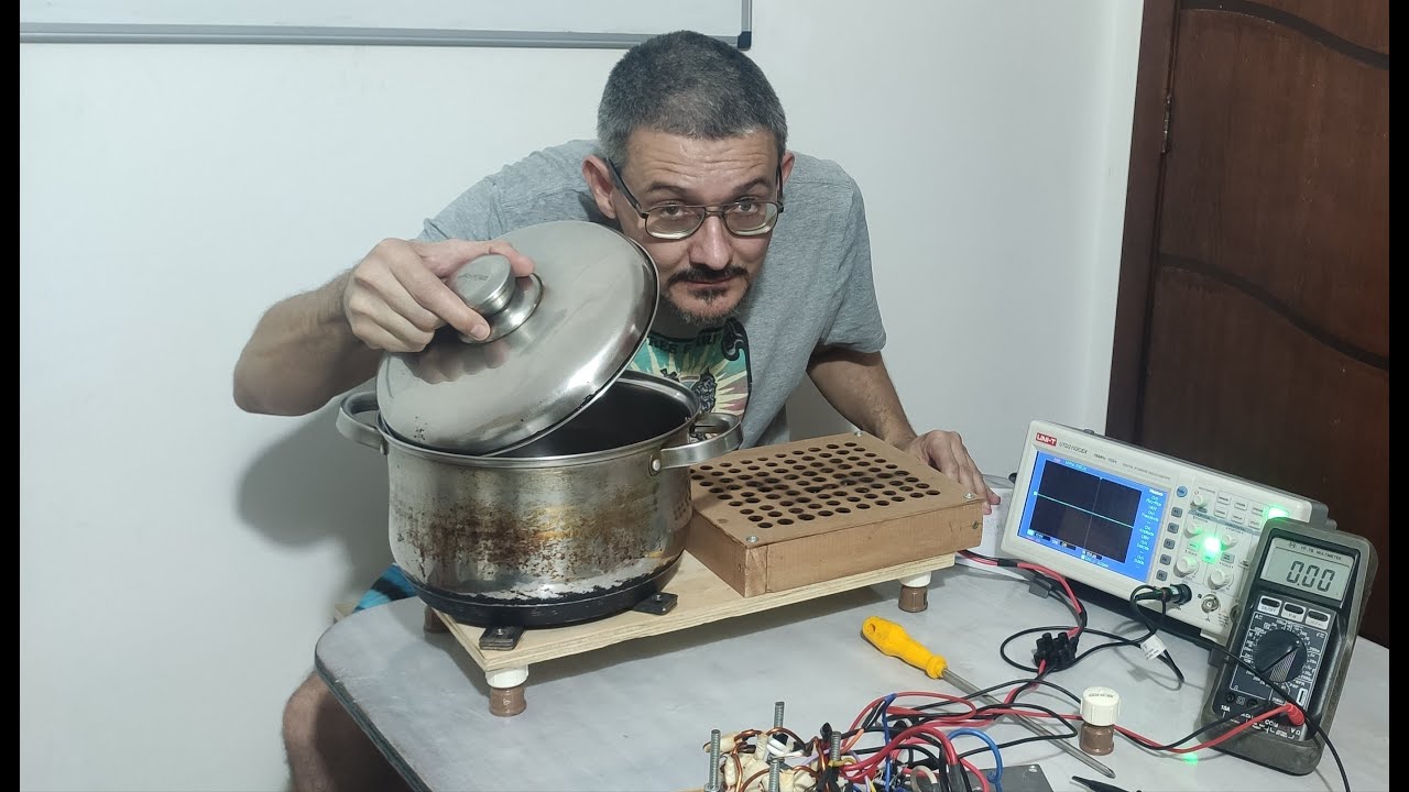 Fogão por indução em 12V experiência 4 final