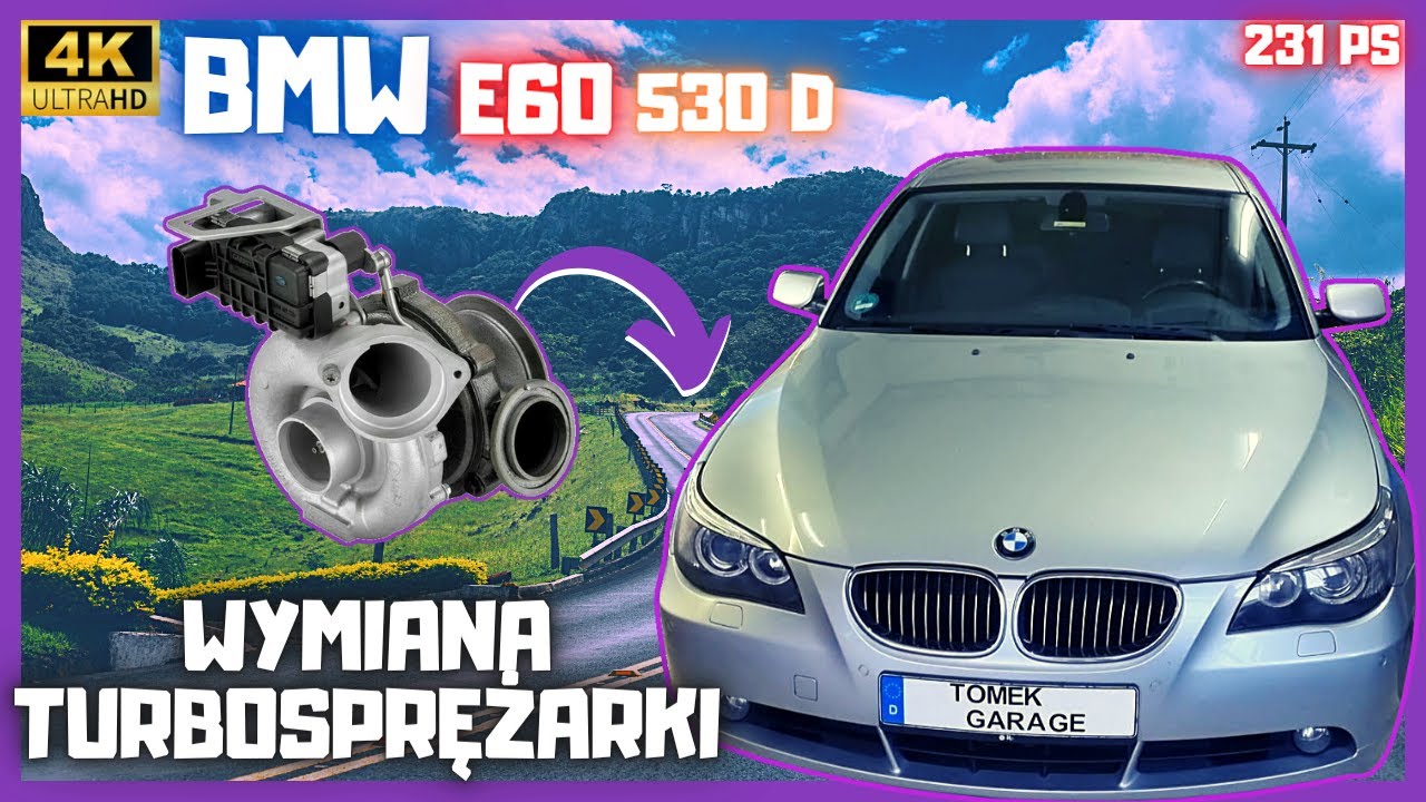 BMW E60 530d - Wymiana Turbosprężarki i Odmy 🔧🔩M57N2