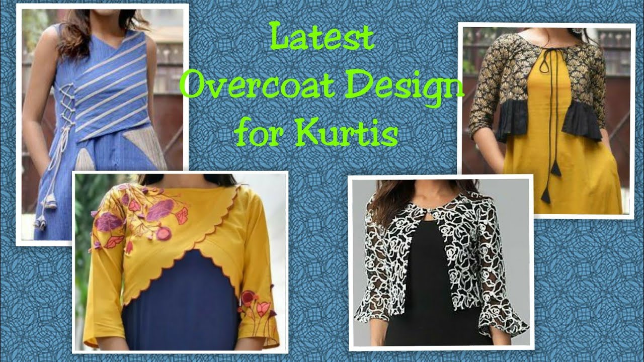 Latest Overcoat Design Models for Kurtis || Jacket Designs for Kurtis