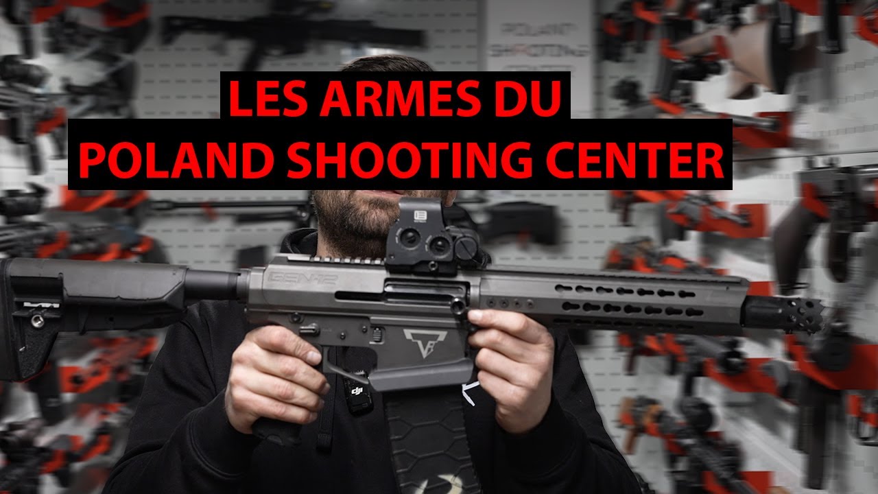 Les armes du @POLANDSHOOTINGCENTER / stand de tir en Pologne