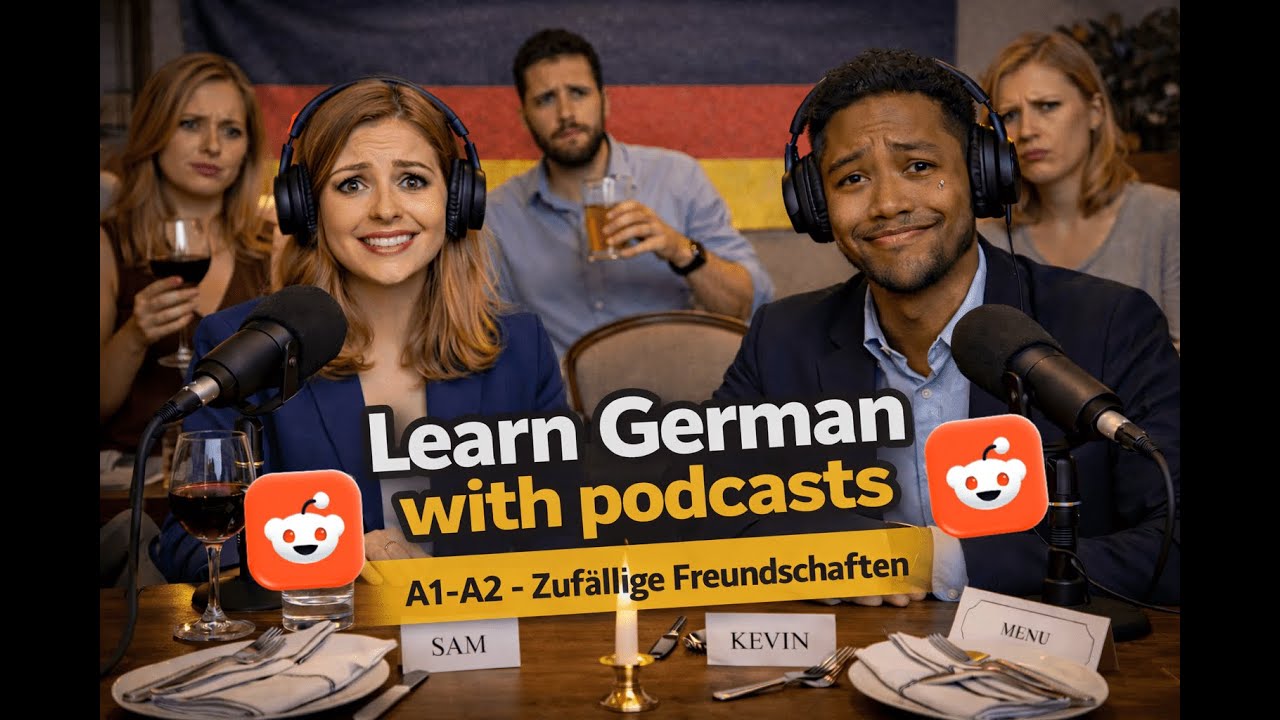 Learn German with Podcasts | Hilarious stories from Reddit #1 (Beginner)