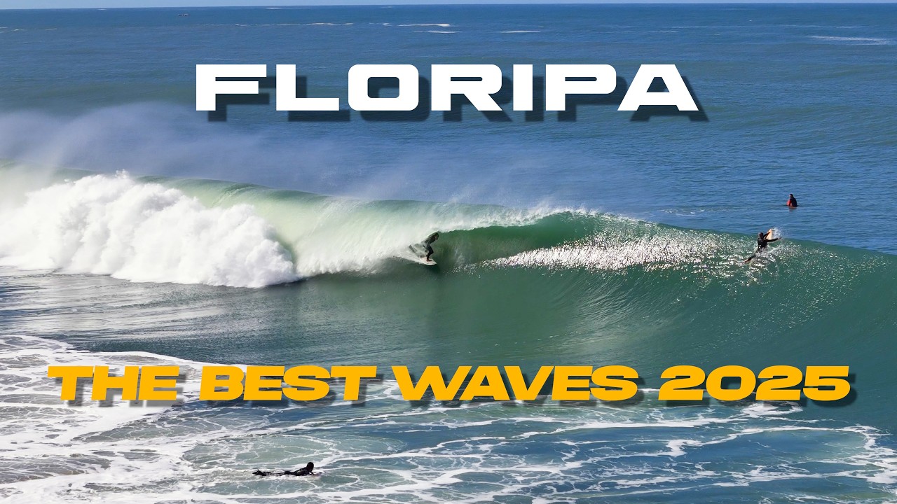 Melhores Ondas do Ano 2025 | BEST WAVES of 2025 in Florianópolis • Drone 4K