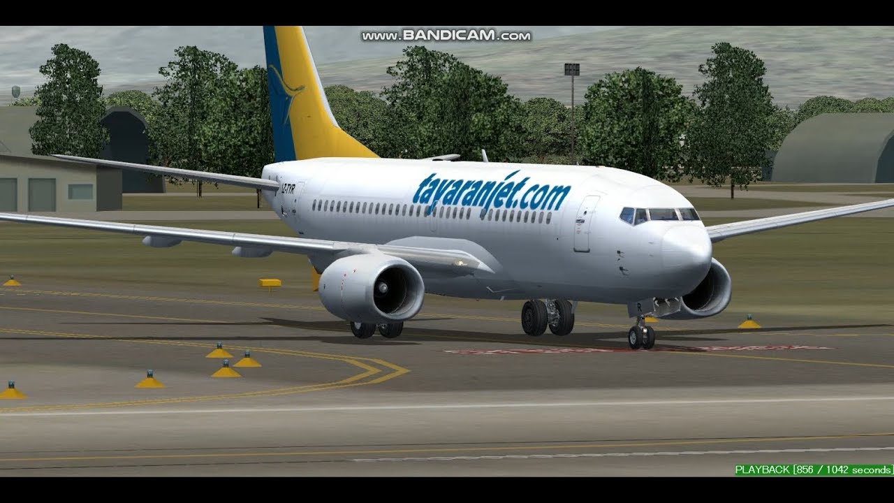 Tayaran Jet  B737  Verona Airport  LIPX  Landing  FS9
