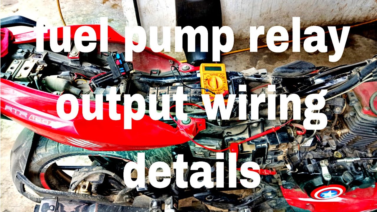 Tvs Apache RTR Bs6 4v fuel pump wiring details in fuel pump relay wiring output details