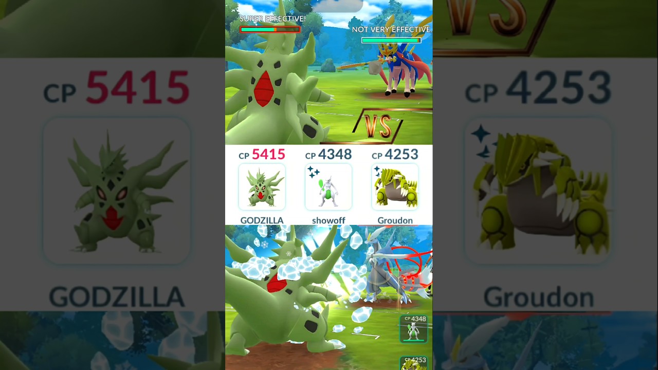 5 HP Moment 🙀 Of Mega Tyranitar 🔥 