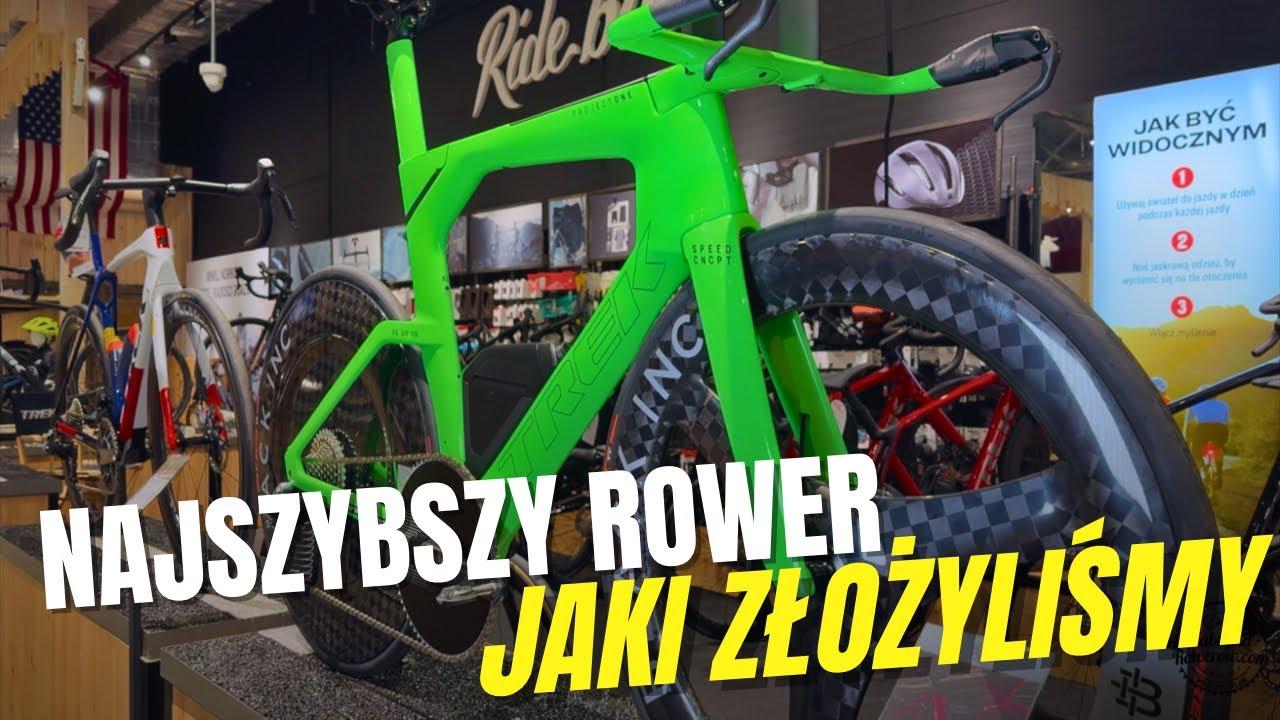 Tak wygląda najszybszy rower jaki złożyliśmy 🚀 Trek Speed Concept