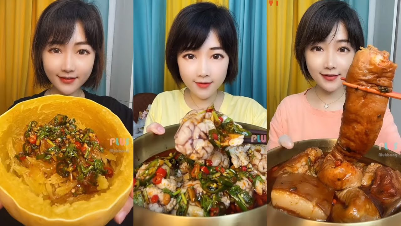 ASMR, Mukbang Chinese food eating show, [YlYI] 이이 먹방, 中國モッパン, 吃播