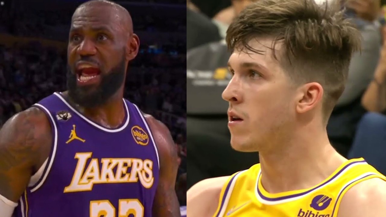 Lebron James Gets Pissed at Austin Reaves for Not Giving Him Stats