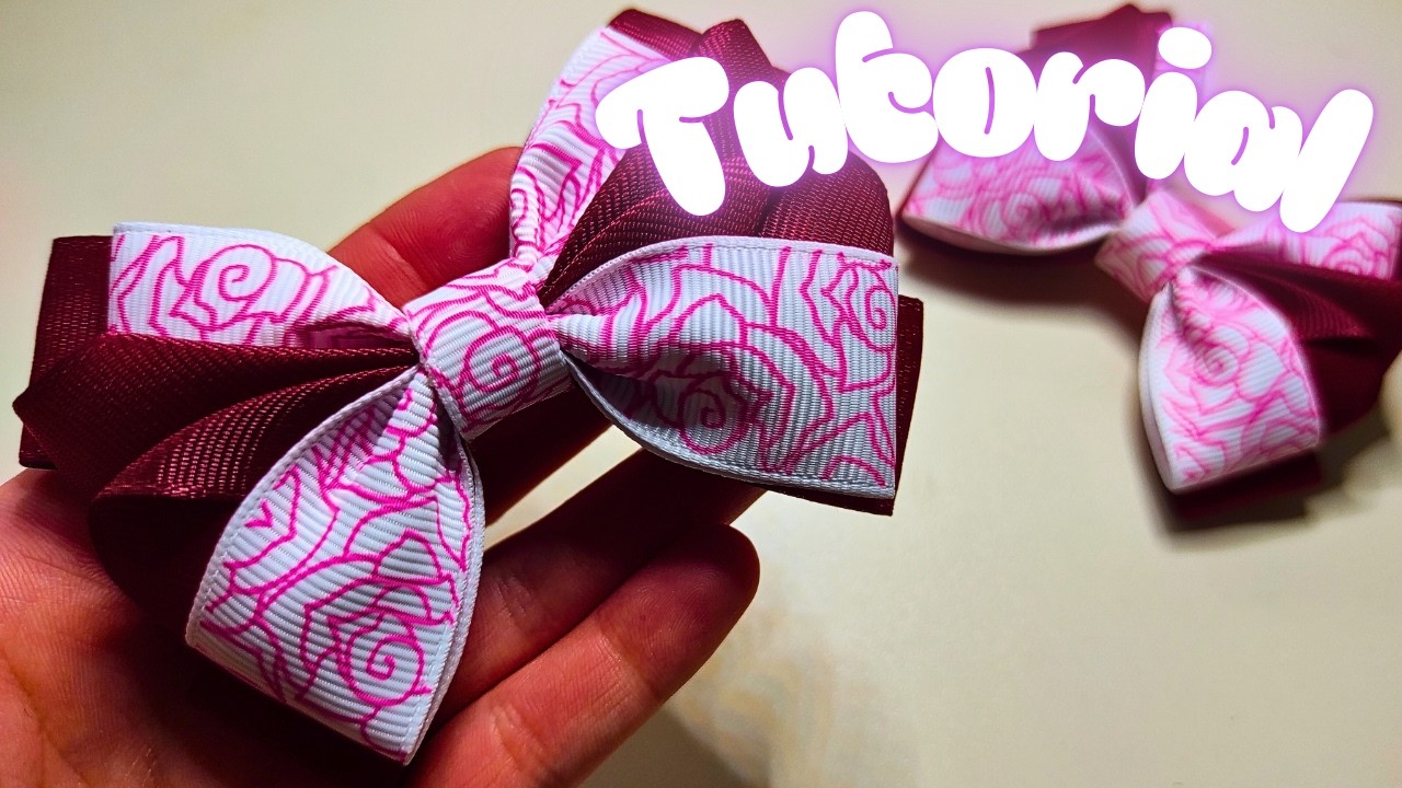 ✨ Los lazos de cinta grosgrain de 2,5 cm no pasarán desapercibidos