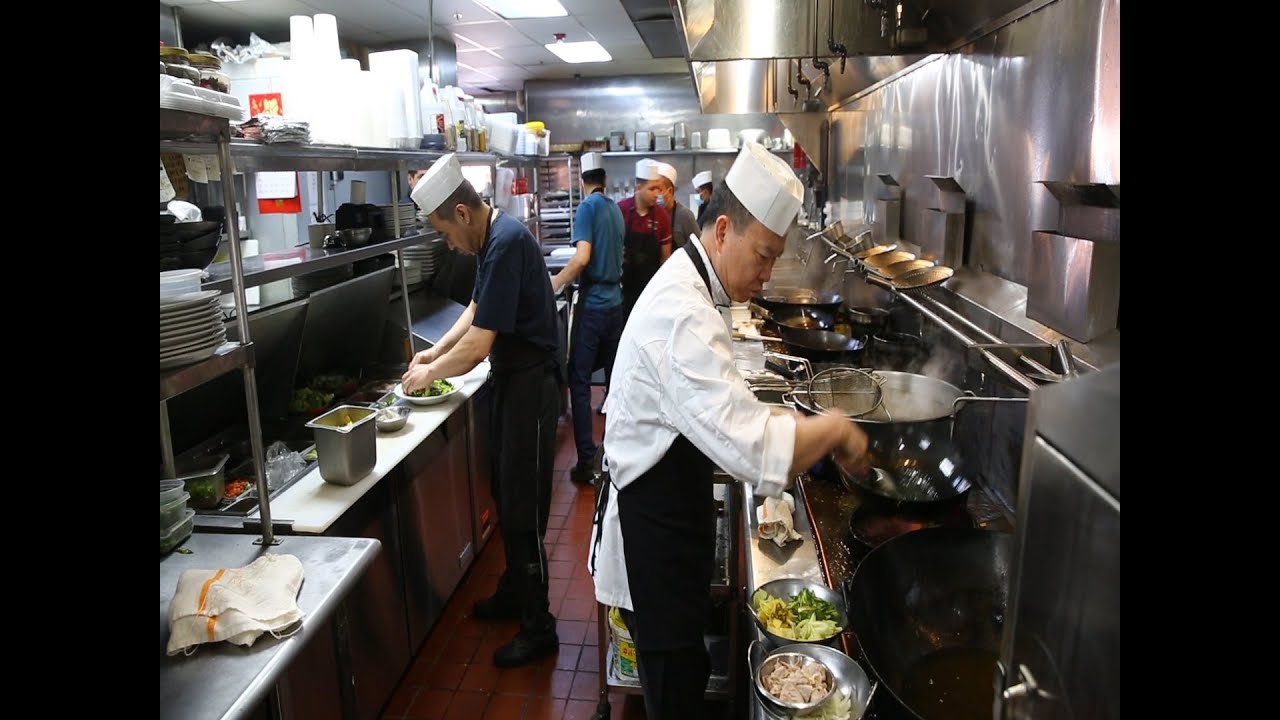 Peter Chang, James Beard nomination for outstanding chef, cooks at his restaurant of Peter Chang