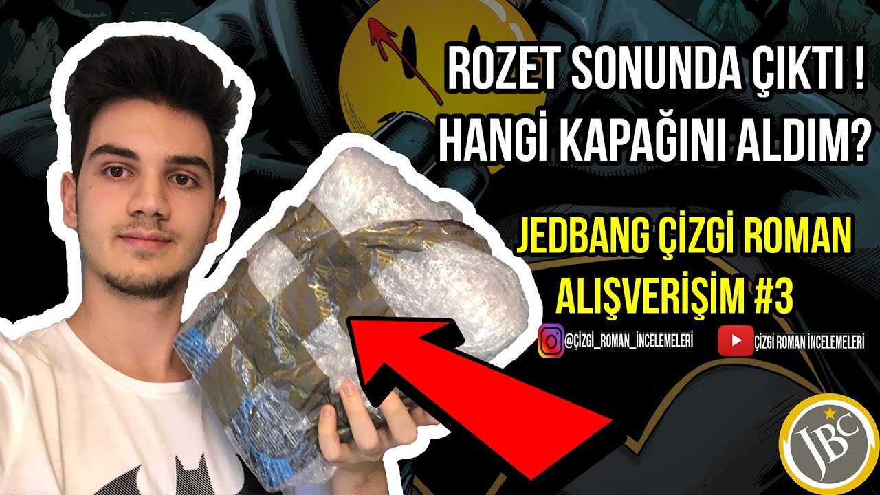 ROZET SONUNDA ÇIKTI ! (Jedbang Çizgi Roman Alışverişim #3)