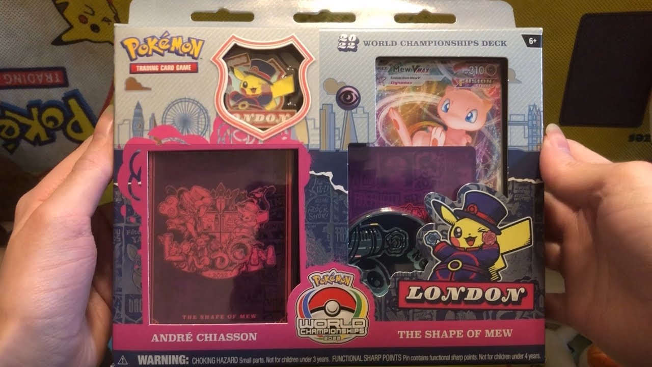 The Shape of Mew! Pokemon 2022 World Championships Deck Unboxing