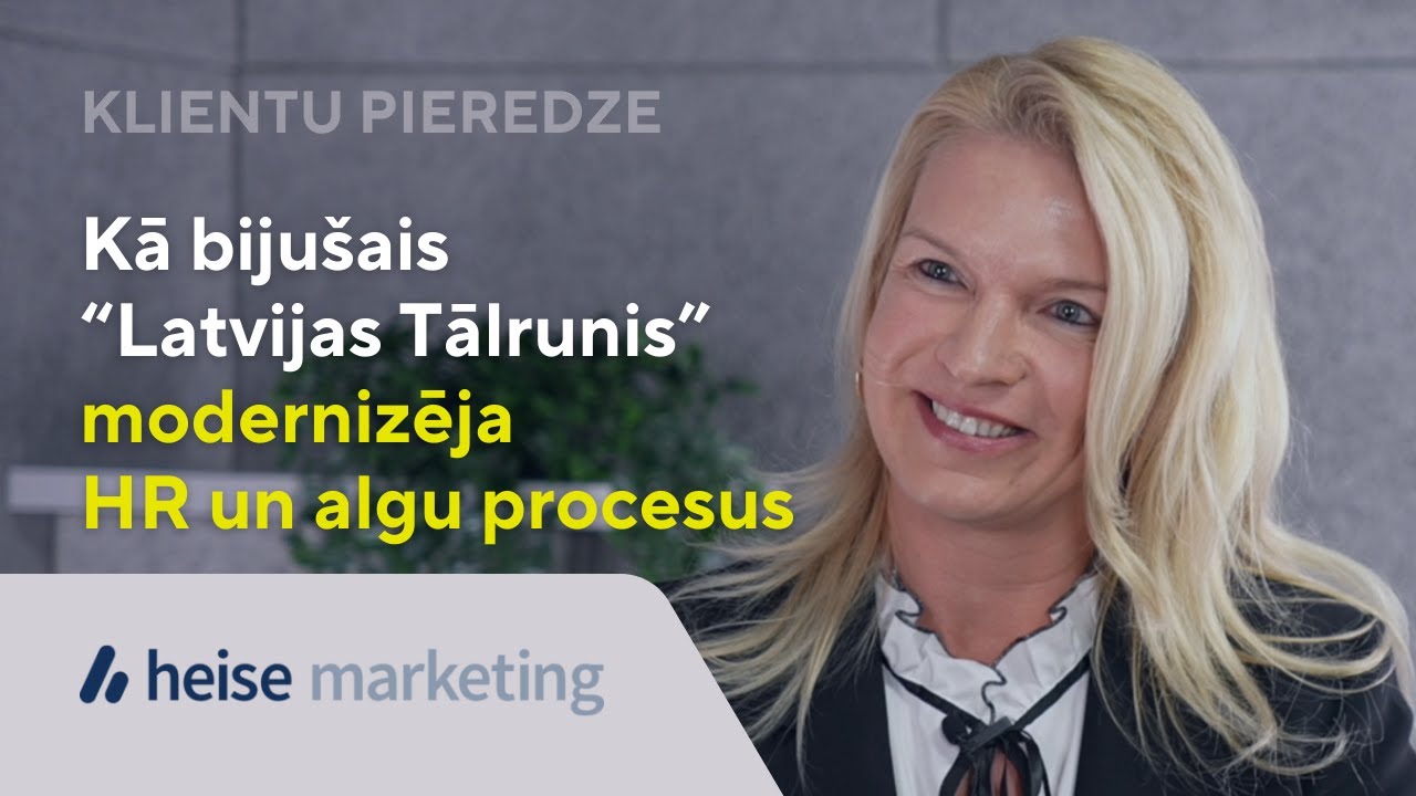 Vienota algu un personāla uzskaite un datu analītikas nozīme biznesā - Heise Marketing un ELVA