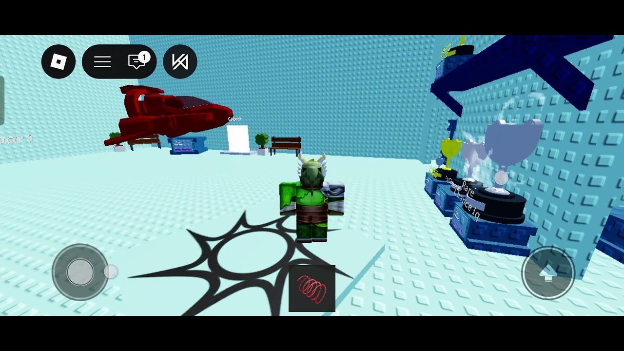 Showcasing special space ship in nikis iq obby remake 