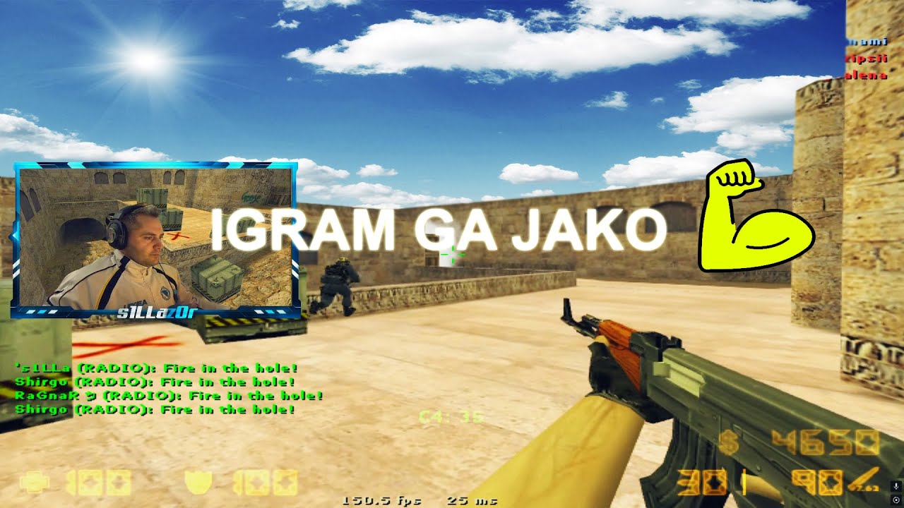 Još je zabavno igrati  CS 1.6 u 2025 godini - s1LLa Public moments 💪❤️
