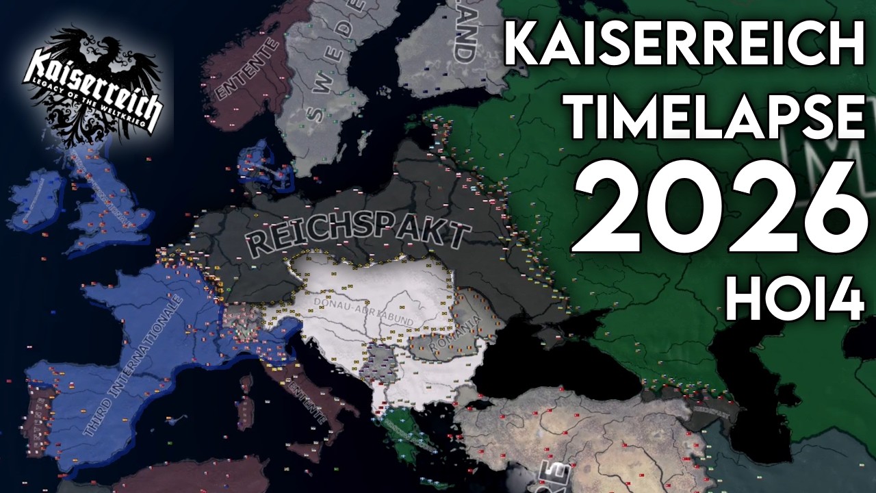 HOI4 KAISERREICH TIMELAPSE [2026]