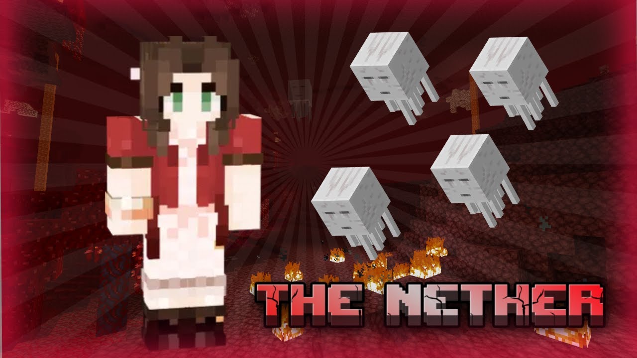 ARUUU EXPLORES THE NETHER FOR THE FIRST TIME IN MINECRAFT